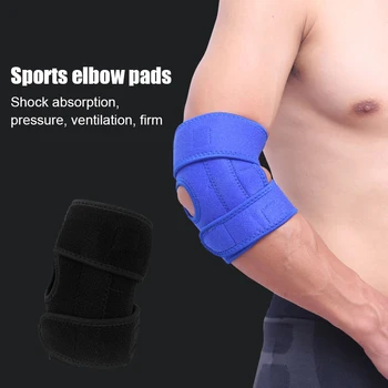 

Hot Selling 1pcs Elbow Support Pads Adjustable Breathable Sprained Elbow Wrap Support Brace