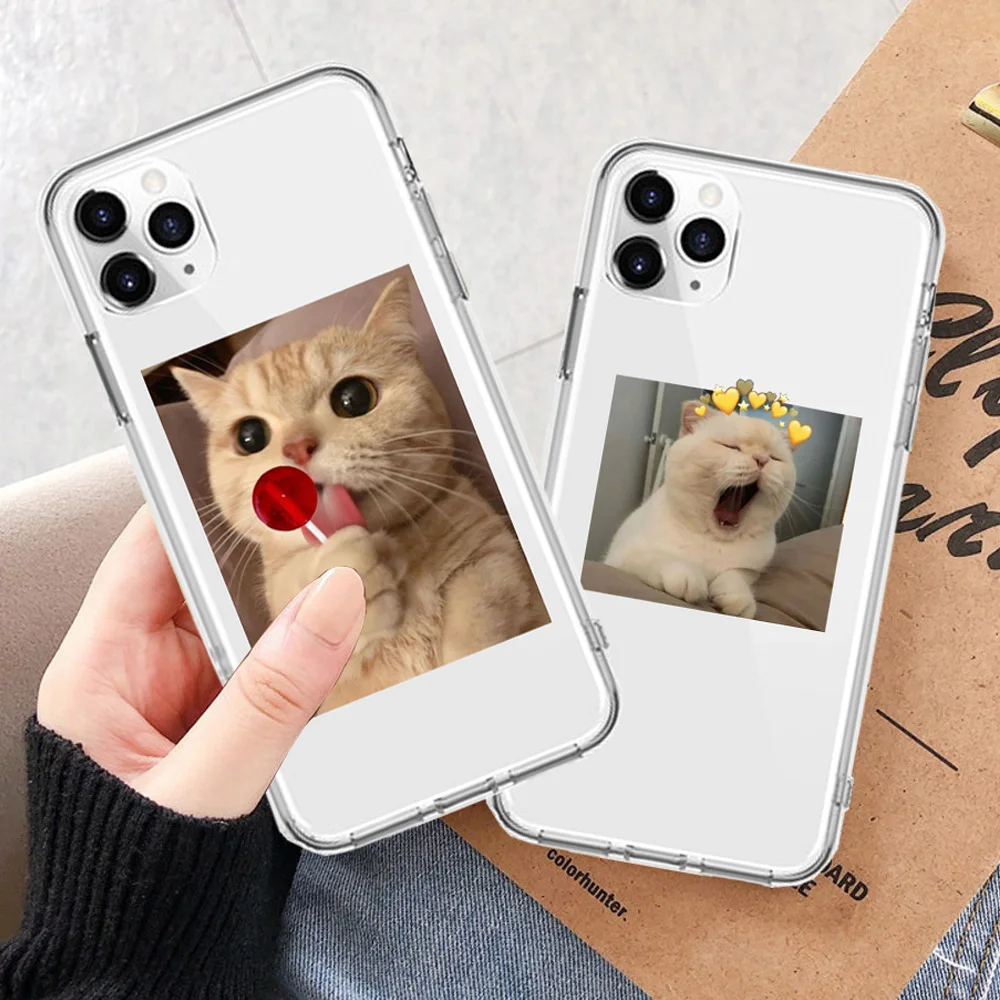 Прозрачный мягкий чехол из ТПУ для телефона iPhone 12 7 8 Plus XS X XR чехлы 11 Pro MAX SE 2020 12pro