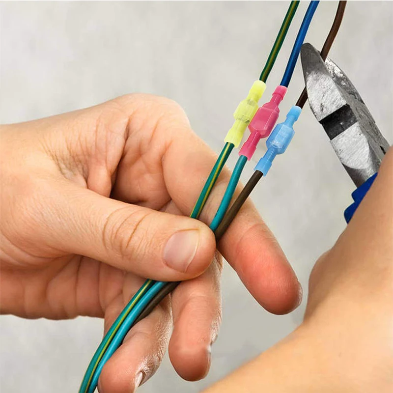 100 قطعة موصلات الأسلاك معزول تماما الذكور والإناث...