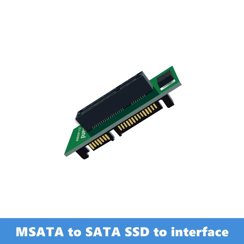 

MSATA to SATA7+15 hard disk SSD to interface solid state free of fixation, easy to test plug