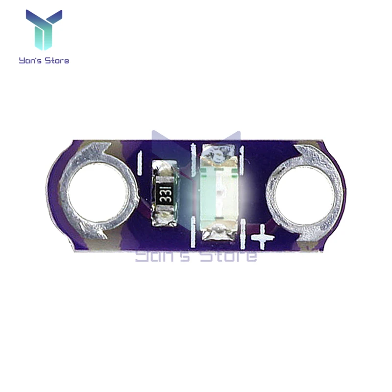 LilyPad Led 5Pcs 3-5V 40MA Yellow/Green/White/Blue/Red Small LED Light Module For Arduino DIY KIT 3V-5V SMD DIY Kit led modules led module