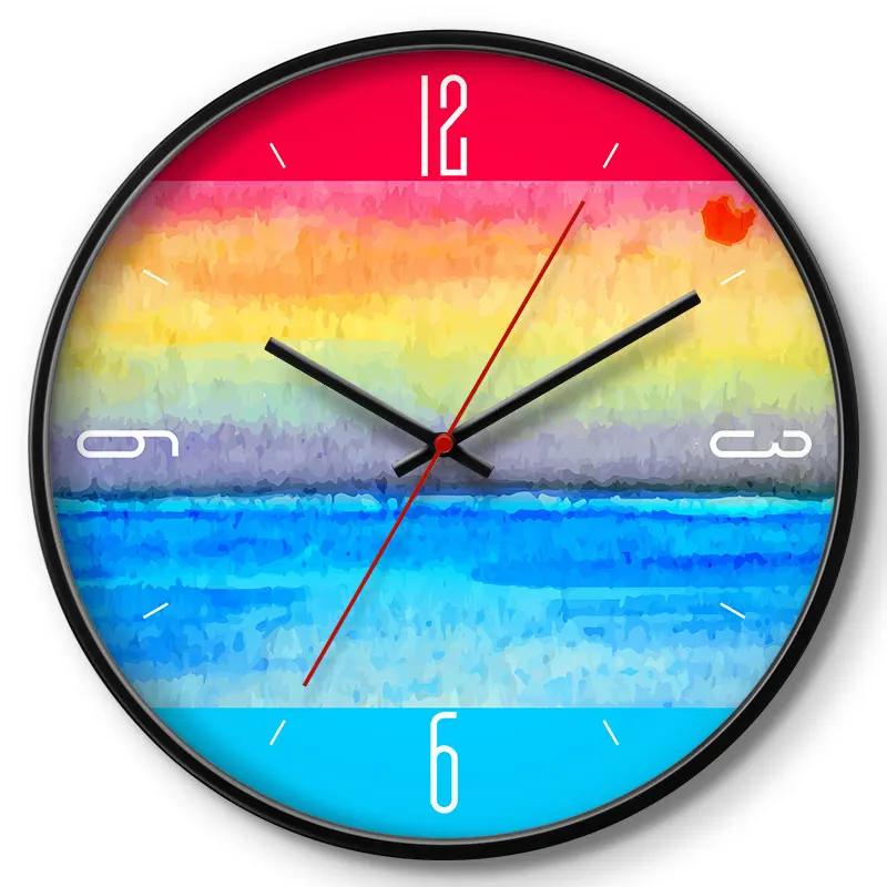 Креативные металлические большие настенные часы для гостиной домашний декор