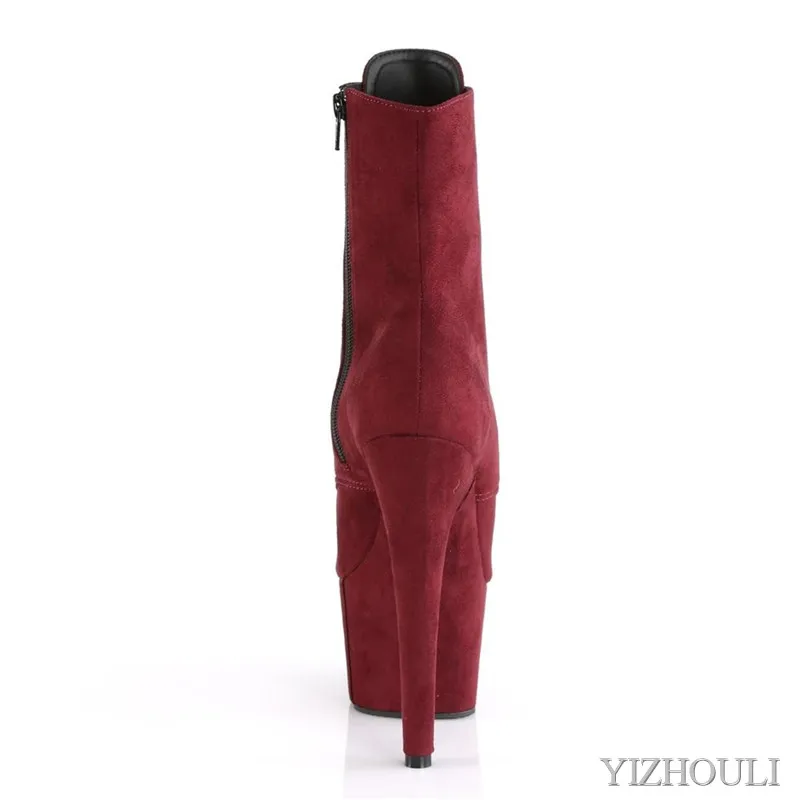 Seven-inch suede bread ankle boots, models wearing 17cm stilettos to the party, and sexy open-toe pole dancing shoes