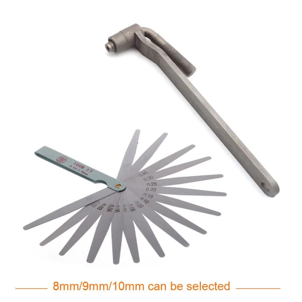 Motorcycle Engine Valve Adjustment Tool Valve Screw Wrench 8mm 9mm 10mm