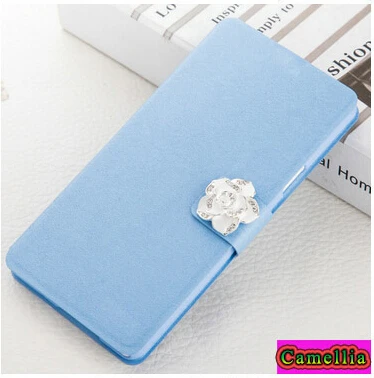 blue with camellia Роскошный чехол-кошелек для UMIDIGI F2, чехол 6,53 дюйма, чехол-книжка из искусственной кожи, чехол для UMI Umidigi F2, сумка для телефона с карманами для карт - Цвет: blue with camellia