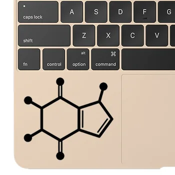 

Caffeine Molecule Laptop Sticker for Macbook Decal Pro Air Retina 11 12 13 15 16 inch Mac Book Acer Notebook Trackpad Skin Decor