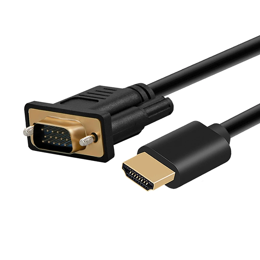 Кабель HDMI VGA для ПК монитора HDTV проектора кабель шнур аудио видео штекер 1920*1080P| |