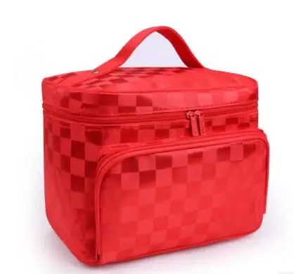 Red UOSC женская косметичка, косметичка, органайзер для путешествий, несессер, водонепроницаемая косметичка, многофункциональная косметичка, косметичка - Цвет: Red