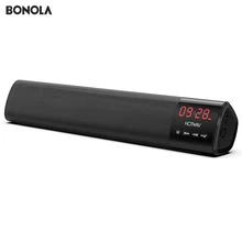 Bonola домашний кинотеатр звуковая панель Bluetooth динамик портативные USB колонки Бумбокс бас для телефона ТВ компьютера ПК Двойной низкочастотный