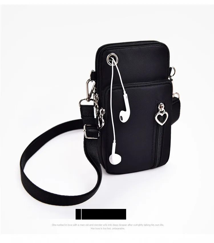 Universal Mobile Phone Bag For Samsung/iPhone/Huawei/HTC/LG Case Wallet Outdoor Sport Arm Purse Shoulder Bag Women Phone Pouch