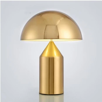 

Postmodern minimalist light bedroom study table light Nordic personality creative mushroom table lamp
