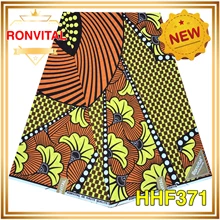 Ткань RONVITAL, восковая Ткань, хлопок, сделай сам, материал Анкара, Ткань 6 ярдов/шт,, Женская ткань