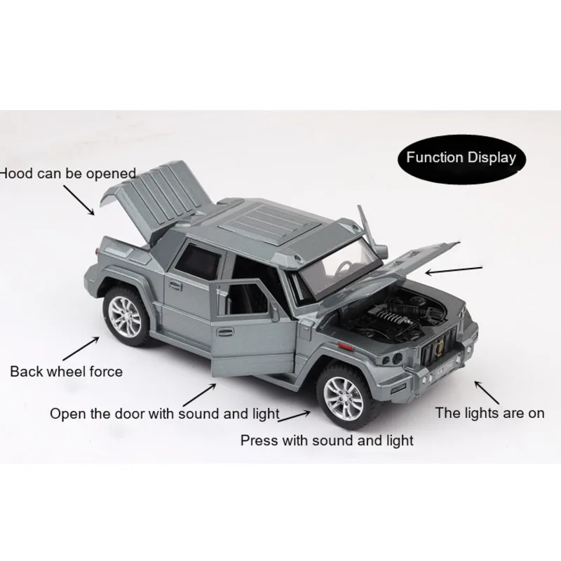 Kids Toys1: 32 Superhero War Shield Car Toys Diecasts Toy Vehicles With Light Music Transformable Metal Vehicle Model Boy Toys