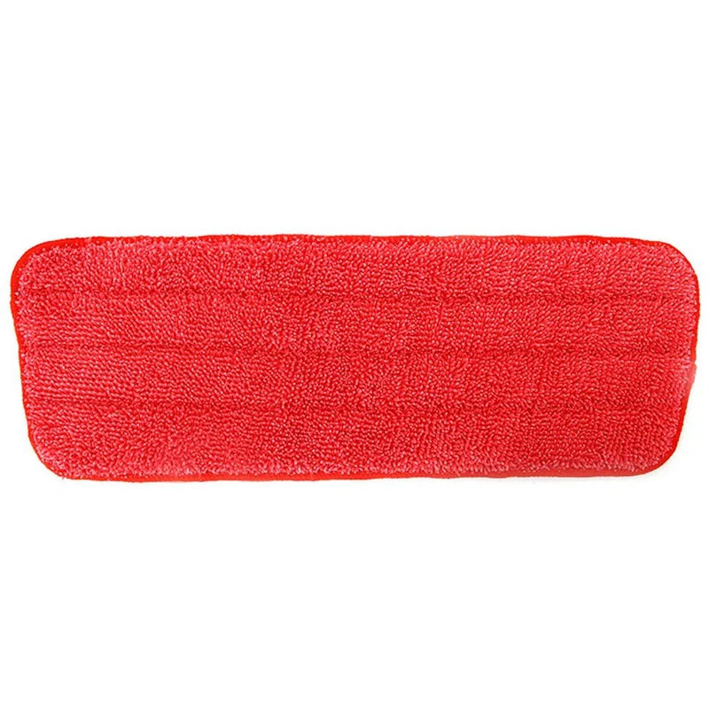 Fiber Spray Mop Head Floor cleaning cloth Paste The Mop Replace Cloth Household Cleaning Mops Accessories - Цвет: Красный