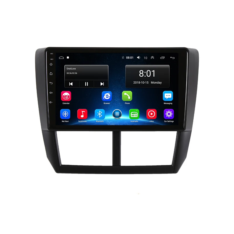 Excellent 9" 2.5D IPS screen Android 8.1 Car DVD Multimedia Player GPS For Subaru Forester 2008 2009 2010-2012 audio car radio stereo navi 16