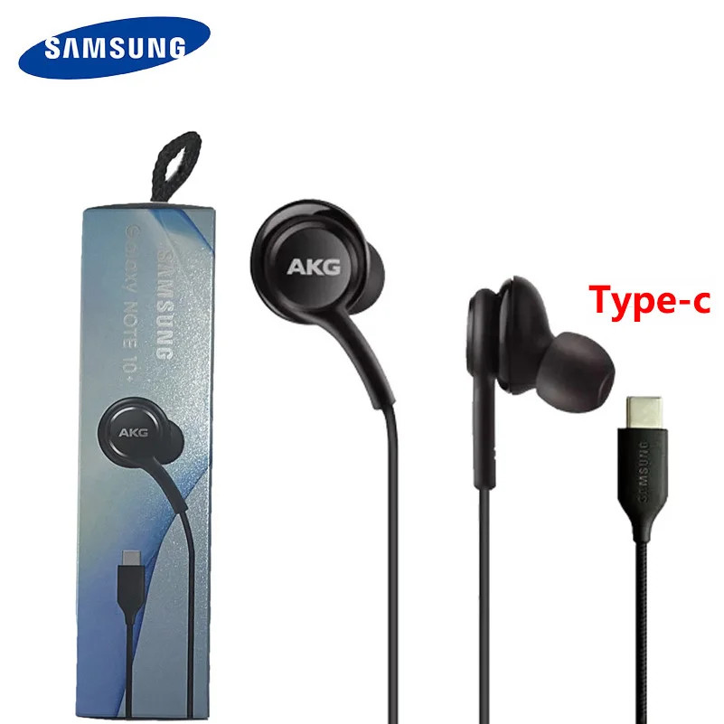 Наушники samsung eo IG955 Type c в ухо с микрофоном Проводная гарнитура для Galaxy AKG note10/note10 +