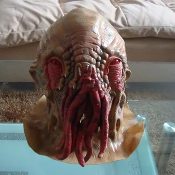 

Halloween Horror Decoration Disgusting Latex Mask Octopus Animal Headgear Ghost Monster Mask Halloween Mascara Terror