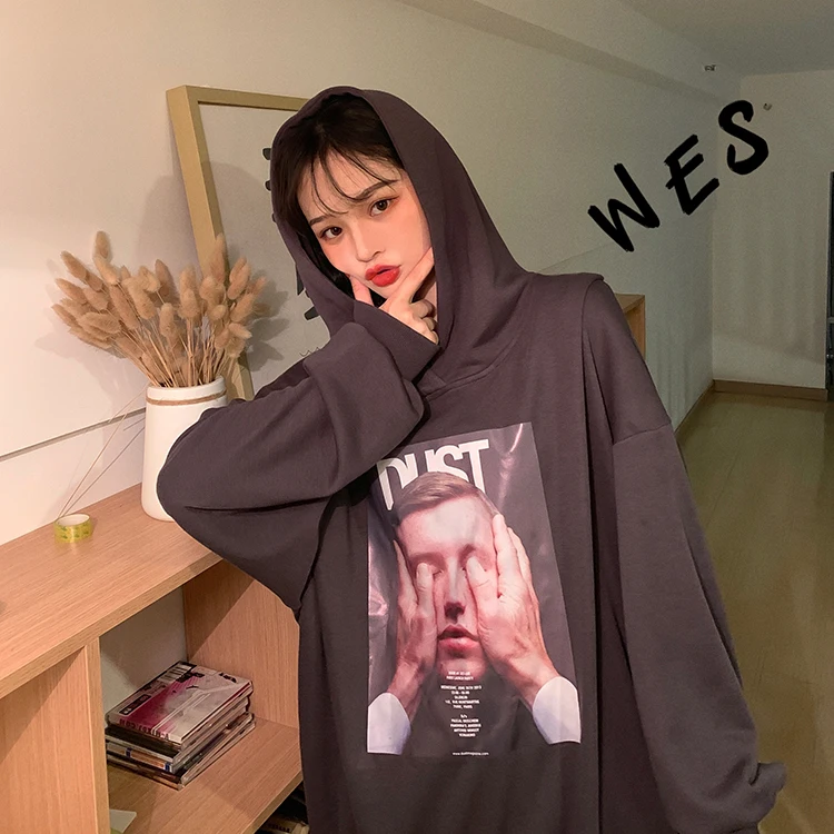 Женские толстовки Harajuku принт Sudaderas Зимний пуловер толстовки женские толстовки