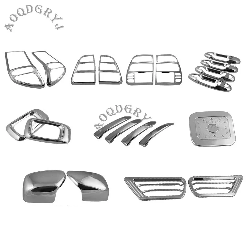 Car Styling Accessories 21Pcs Car Exterior Set ABS Chrome Molding Trim