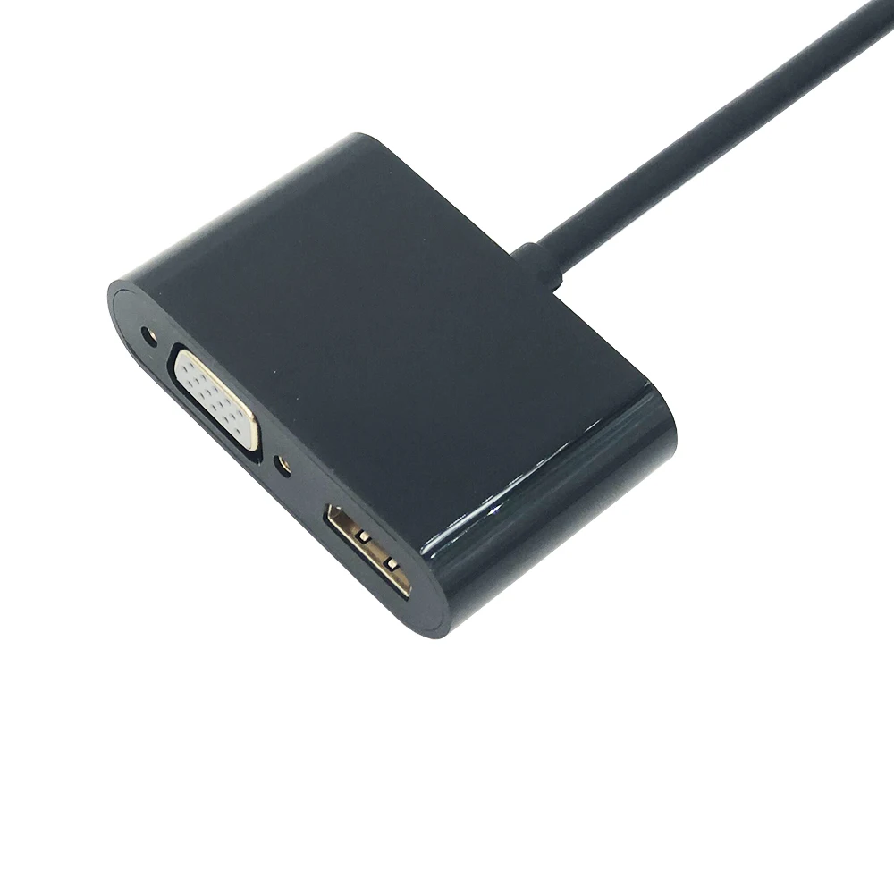 2-в-1 из VGA в HDMI VGA конвертер сплиттер VGA в HDMI и VGA одновременно для портативных ПК к HDTV с видеографической матрицей