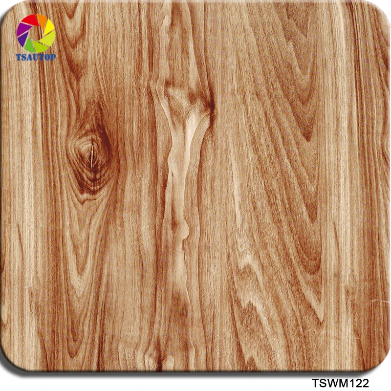 

Free Shipping 0.5mX2m/10m TSWM122 Wood Design Water Transfer Film Hydrographics Printing Film For Car