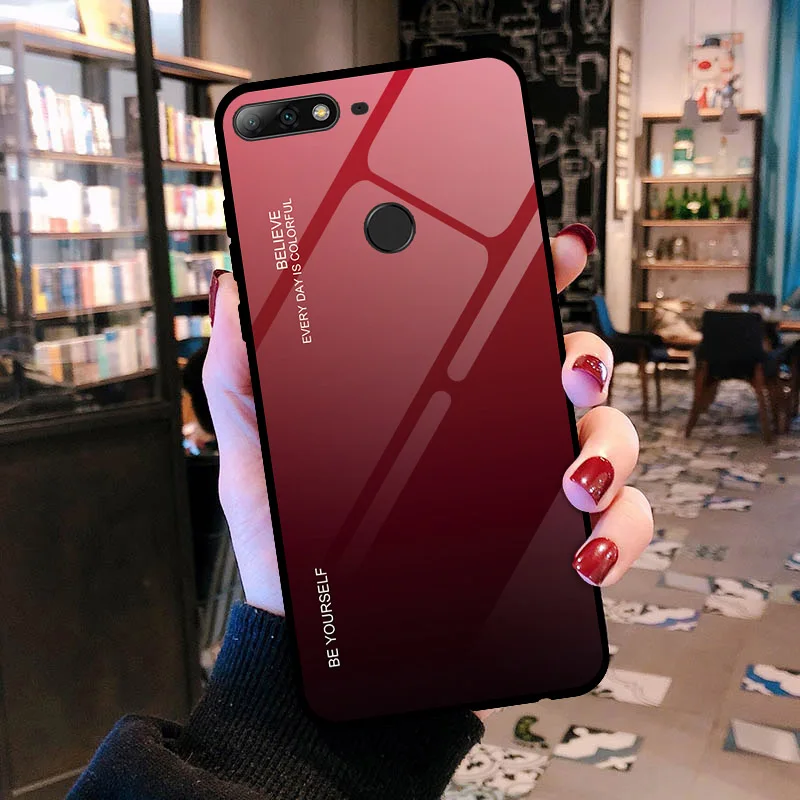Закаленное Стекло красочный чехол для huawei Honor 8X Max 8A 7C 7A чехол для Honor 10 светильник 9 20 Lite 10i 20i Примечание 10 вид 20 чехол - Цвет: 05