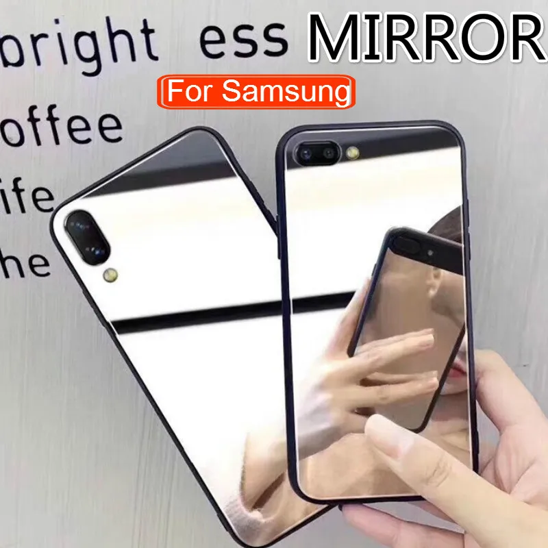 

Luxury Mirror Effect Case for Samsung A70 A50 A40 A30 A20 Case on Galaxy J4 J6 J8 A6 A8 Plus 2018 S8 S9 S10 Plus S10e Back Cover