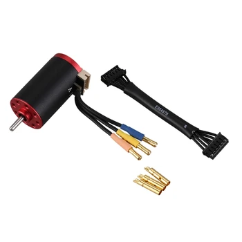 

Brushless Upgrade 1625 4300KV Brushless Motor with 45A Sensored ESC Combo for RC 1/24 1/28 Car