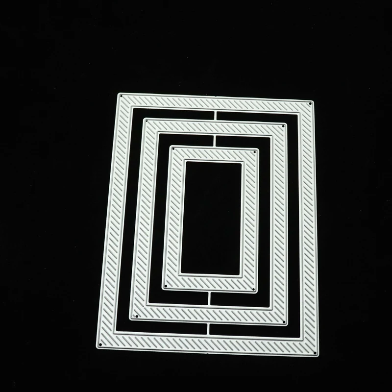 JC прямоугольник линия рама для заднего фона металлический Трафаретный вырубной