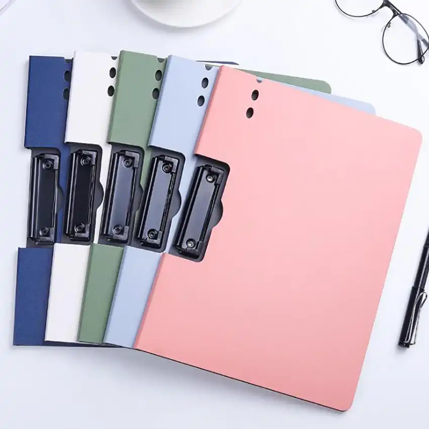 A5 Folder Board Writing Folder File Folder Notes Paper Writing Pad Conference File Writing Clipboard Folder Document Holder Cost-effective and Good QualityUseful and Fashion