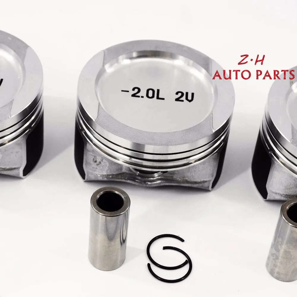 Высококачественный комплект поршней и колец 06B 107 065 B 06A 198 151 C Fit VW Jetta Bora Golf MK4 Passat B5 Beetle 2,0 85 кВт