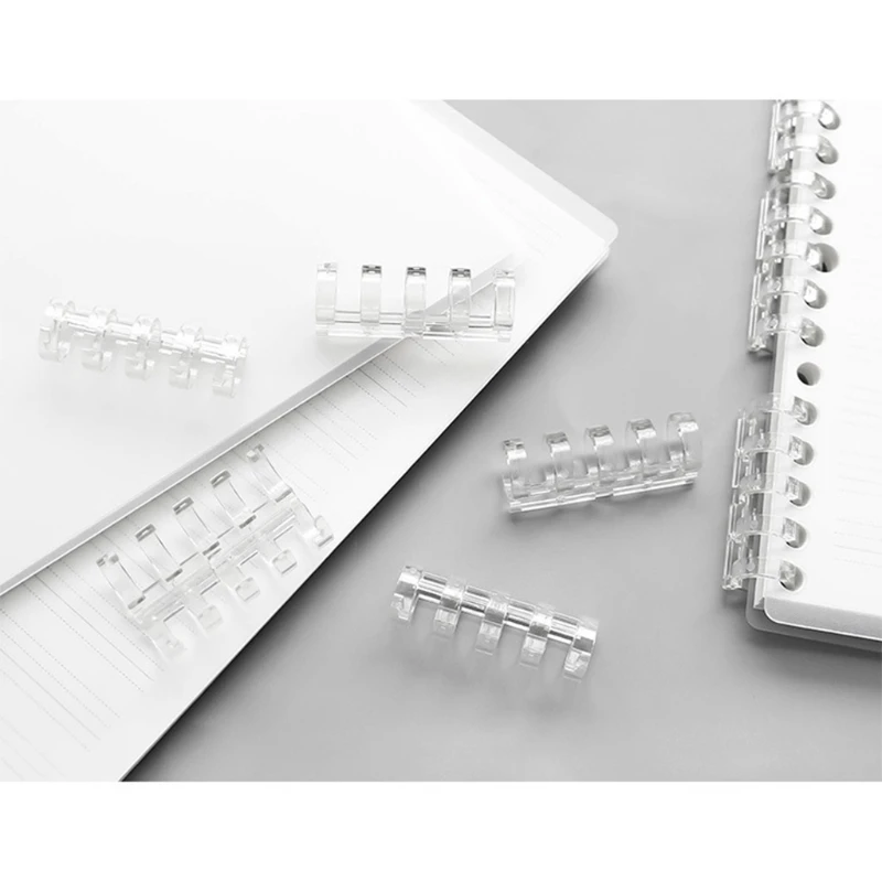 1 Piece 5Ring Binding Clip 0.63" Diameter 5ring Binding Coils Binding