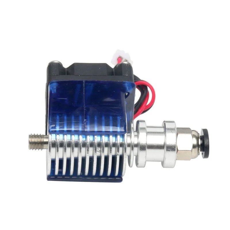 Запчасти для 3D-принтера 12 В/40 Вт V6 Hotend тефлоновая трубка комплект 0,4/1,75 мм j-головка дистанционного экструдера с охлаждающим вентилятором