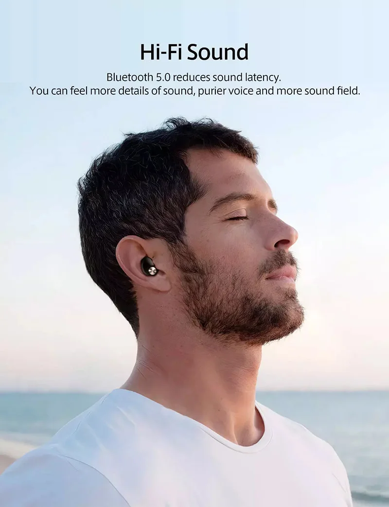 Водонепроницаемые Bluetooth наушники, бинауральные звонки, сенсорное управление, Автоматическое Сопряжение, стерео беспроводные наушники, Bluetooth TWS 5,0 BT наушники