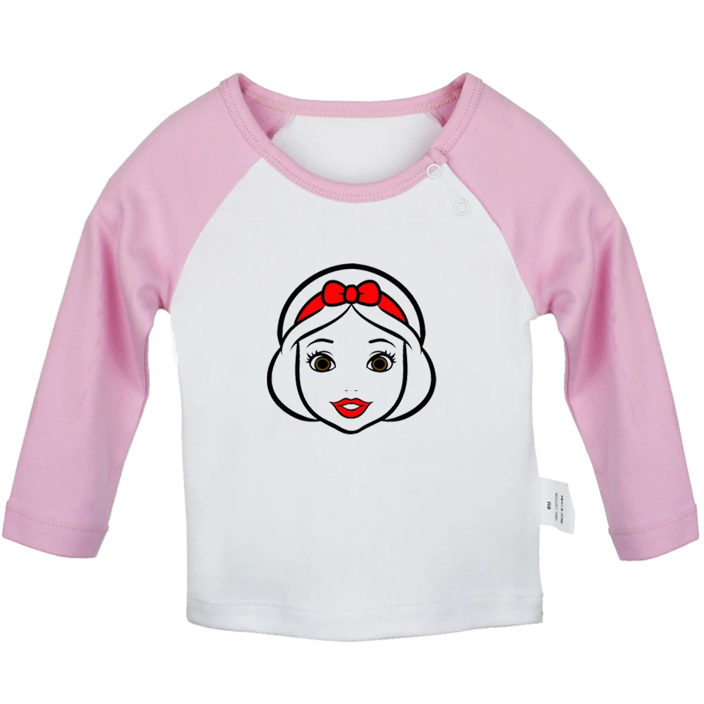 JbBabyYCP3026C Милая Белоснежка XO Futurama Enjoy slulm NCAA USC Trojans; футболки для новорожденных; цветные футболки с длинными рукавами с графическим принтом для малышей - Цвет: JbBabyYCP3026C