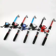 Телескопическая удочка, выдвижная портативная удочка для океанской рыбалки, роликовый ролик для уличной рыбалки, принадлежности для рыбы, инструмент, аксессуары, новинка