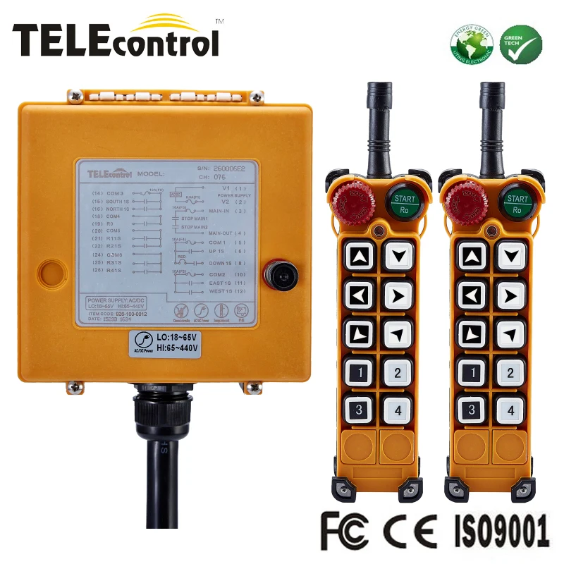 

Telecontrol single speed 10 keys reliable handhold crane radio industrial remote push button switch for overhead crane F26-B1