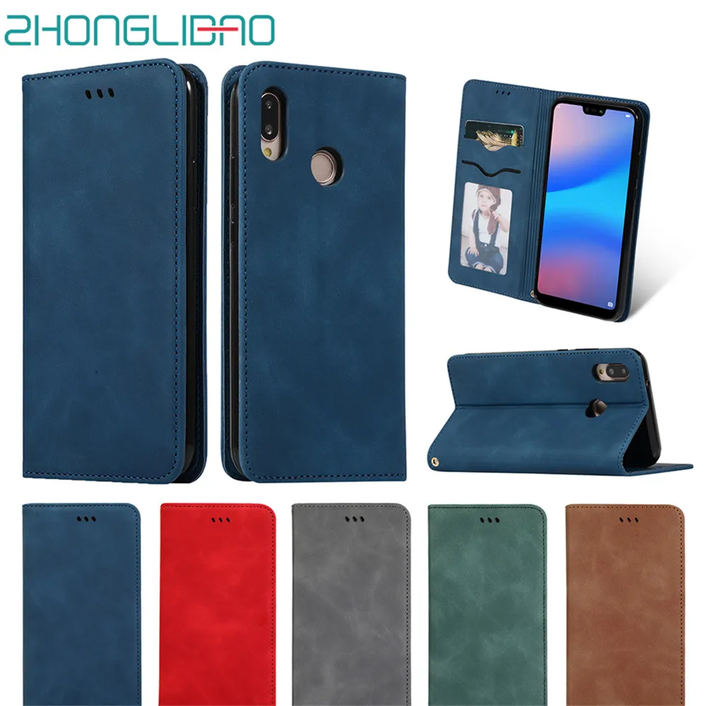 Flip Case for huawei p20 lite p20lite luxury leather magnetic card wallet stand cover huwei 2019 nova 5i 3e phone case | Мобильные