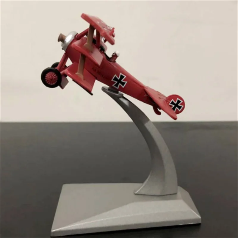 Коллекция 1: 172 масштаб WWI немецкий Fokker Dr. I Красный Барон три крыла модель самолета-истребителя Литой Сплав дисплей самолета
