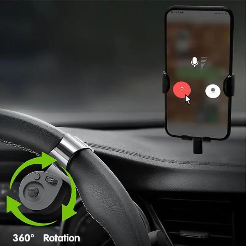 Portable-Car-Wireless-Mobile-Phone-Controller-Portable-Car-Mounted-Mobile-Phone-Wireless-Controller-Steering-Wheel-Navigation(3)