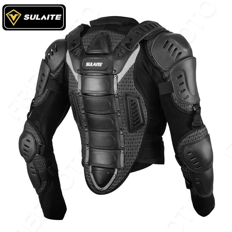 Motocross Motorcycle Motorbike Body Armour spine Protector Guard Bionic Jacket 