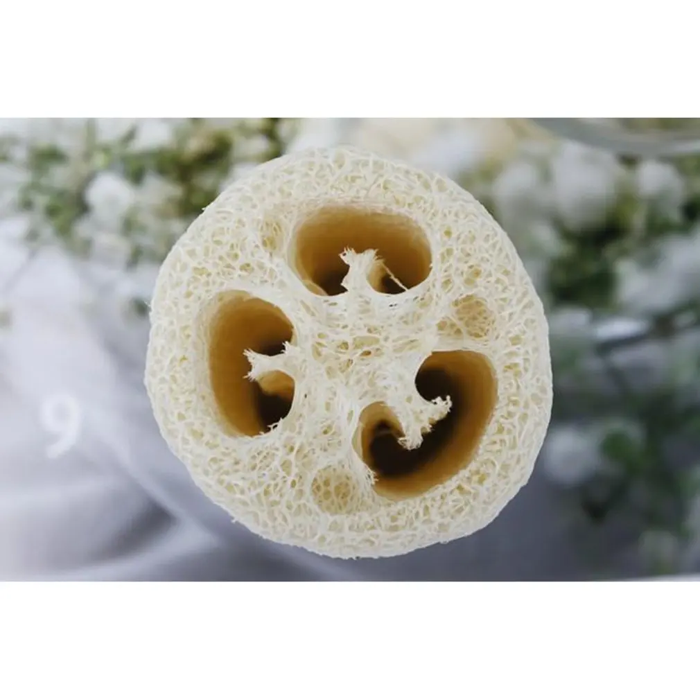 6 шт./компл. Органическая мочалка Loofah Spa отшелушивающая натуральная губка для