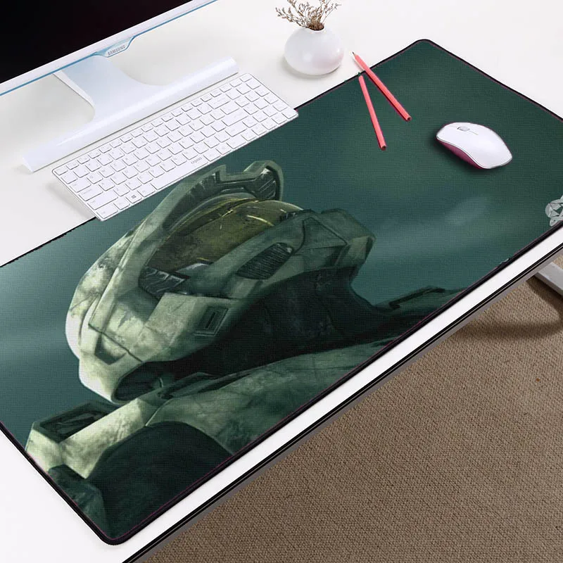 Halo серии размер для 400x800x2 мм коврики для мыши видеоигры Halo 5 Master Sergeant Настольный коврик с узором коврик для мыши