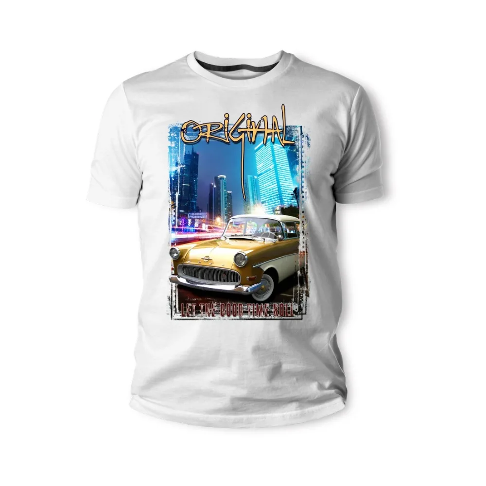 T-Shirt Opel Rekord Gold Braun Orange Auto 2019 Summer Fashion Tops & Tees Print Casual Cotton Male Online Tshirt Design |