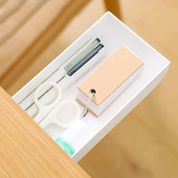 

3 Pieces of Small Creative Drawer Storage Box Desk Desk Pen Box Does Not Take Up Space Student Stationery Storage Box
