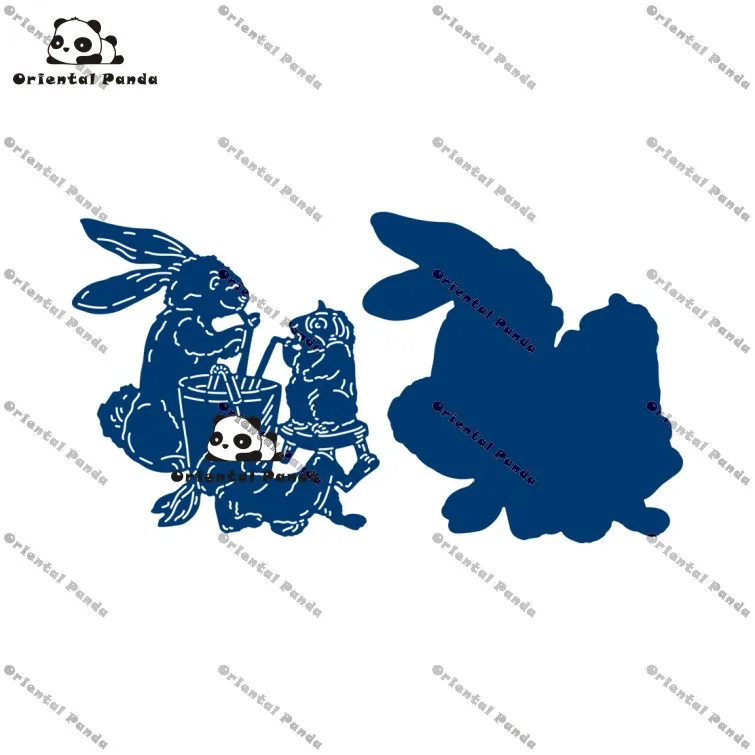 Новые штампы 2020 животные напиток вода металлическая резка diy фотоальбом режущие