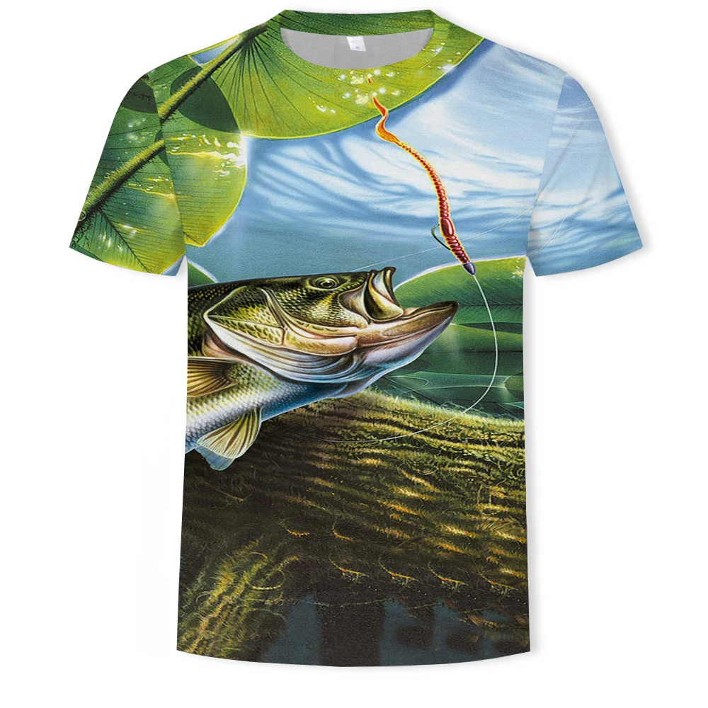 

2019 new men leisure 3d printing t shirt, funny fish printed men and women tshirt Hip hop T-shirt Harajuku