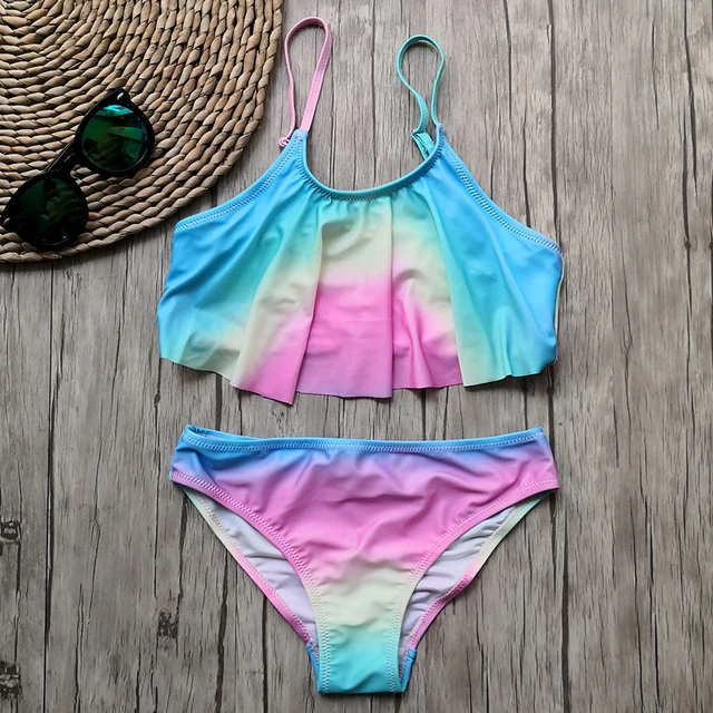 SYROKAN Women's Two Piece Swimsuits Sports Bra Top Bathing Suits -  AliExpress