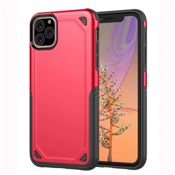 Red HAWEEL для iPhone XI(/Galaxy Note 10 защитный чехол ударопрочный чехол(розовое золото - Цвет: Red