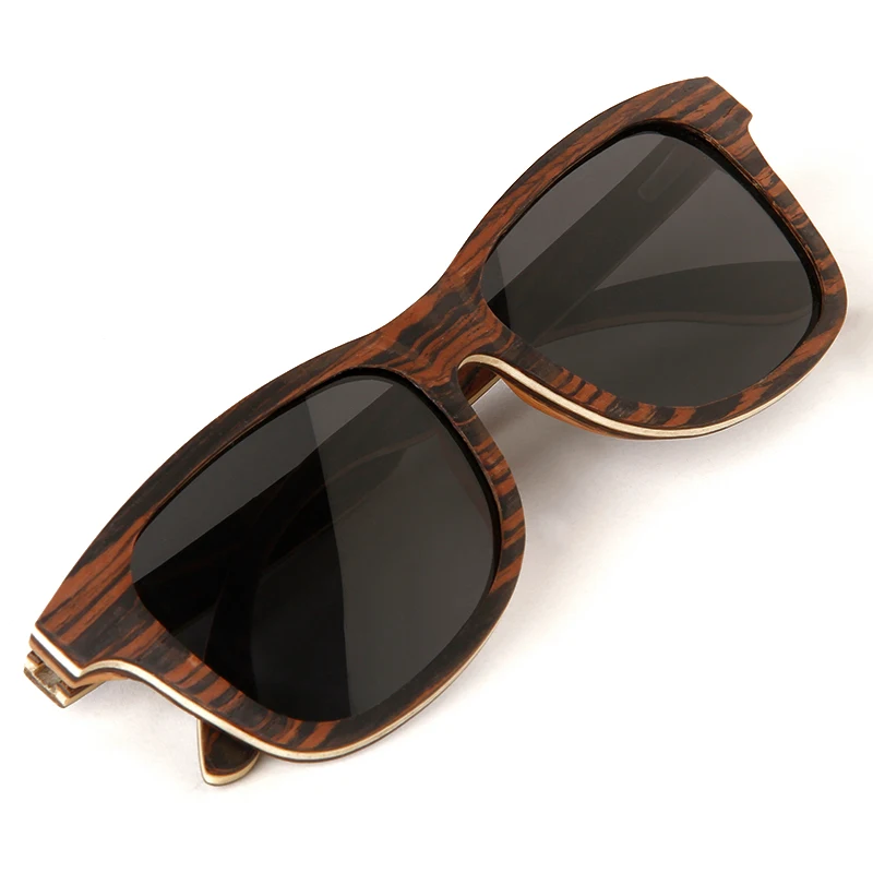 new bamboo and wood glasses, black walnut, pressed into uv sunglasses for men and women